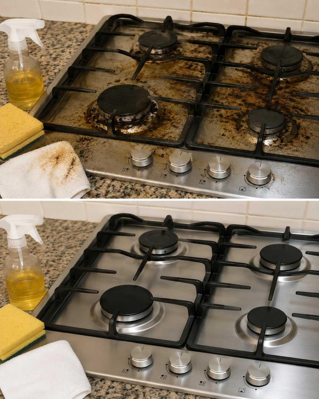 **Graisse incrustée sur la cuisinière ? Essayez ce dégraissant maison !**