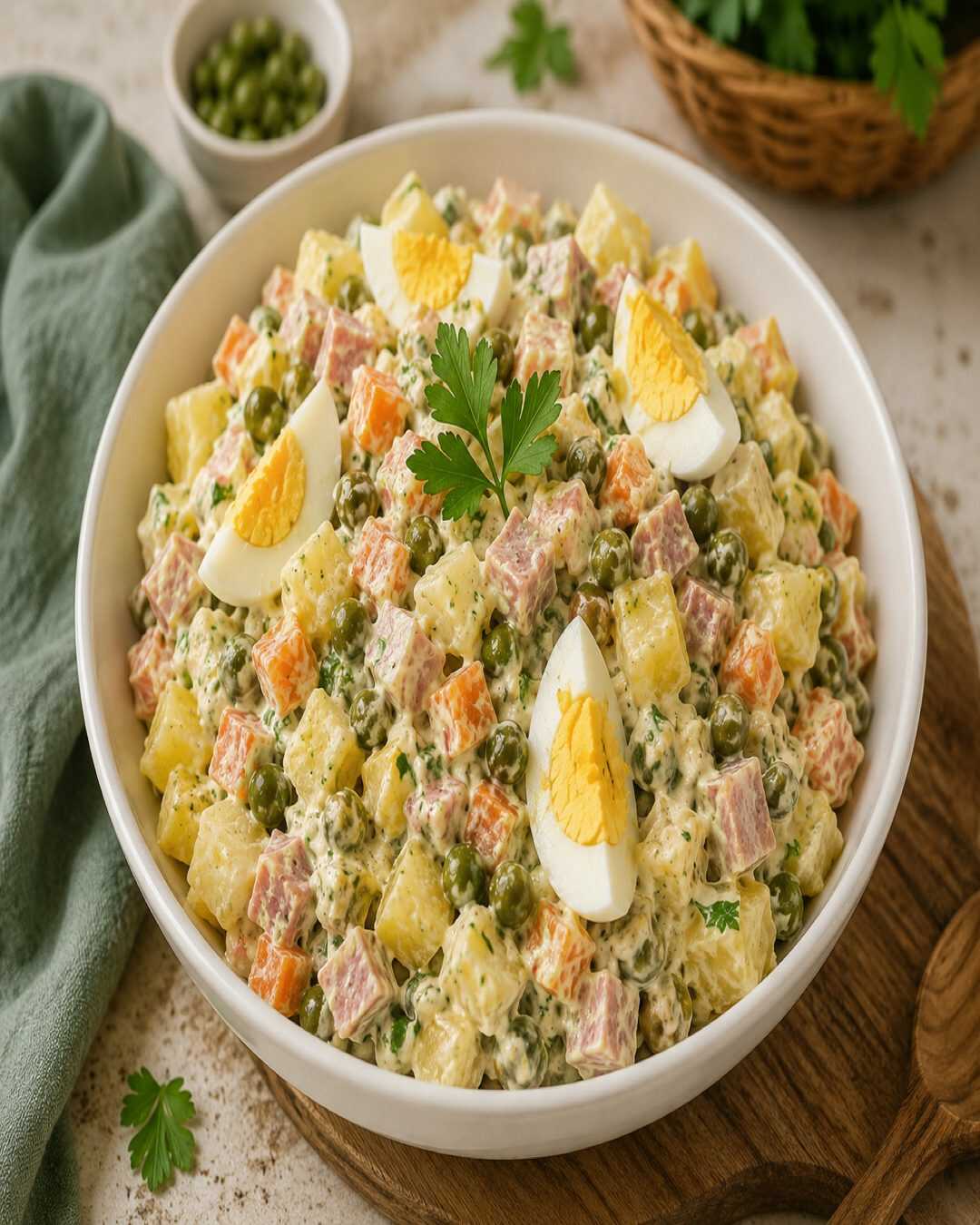 **Salade capricciosa maison : la recette crémeuse et savoureuse de la tradition italienne**.