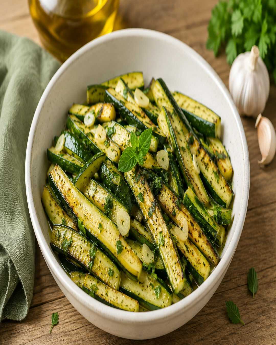 Courgettes à la scapece – Recette traditionnelle de Campanie