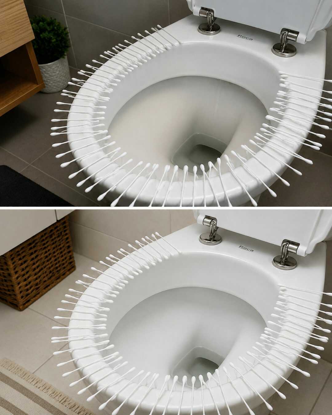 # N’utilisez surtout pas de cotons-tiges pour nettoyer vos toilettes ! 🚽 Voici la méthode vraiment efficace pour éliminer les traces et dépôts tenaces !