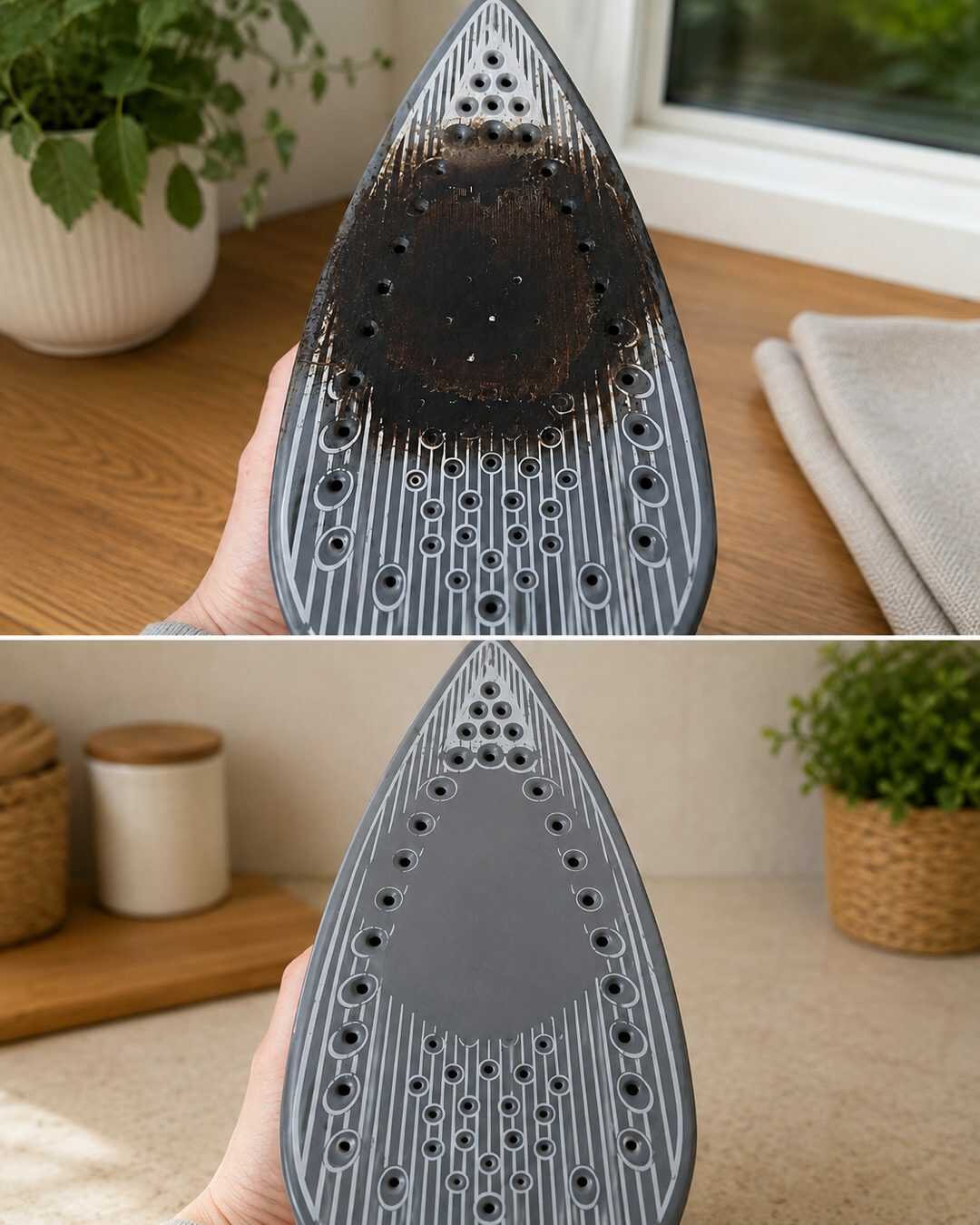 Semelle de fer à repasser brûlée ? Voici comment la nettoyer en douceur pour qu’elle glisse à nouveau comme neuve