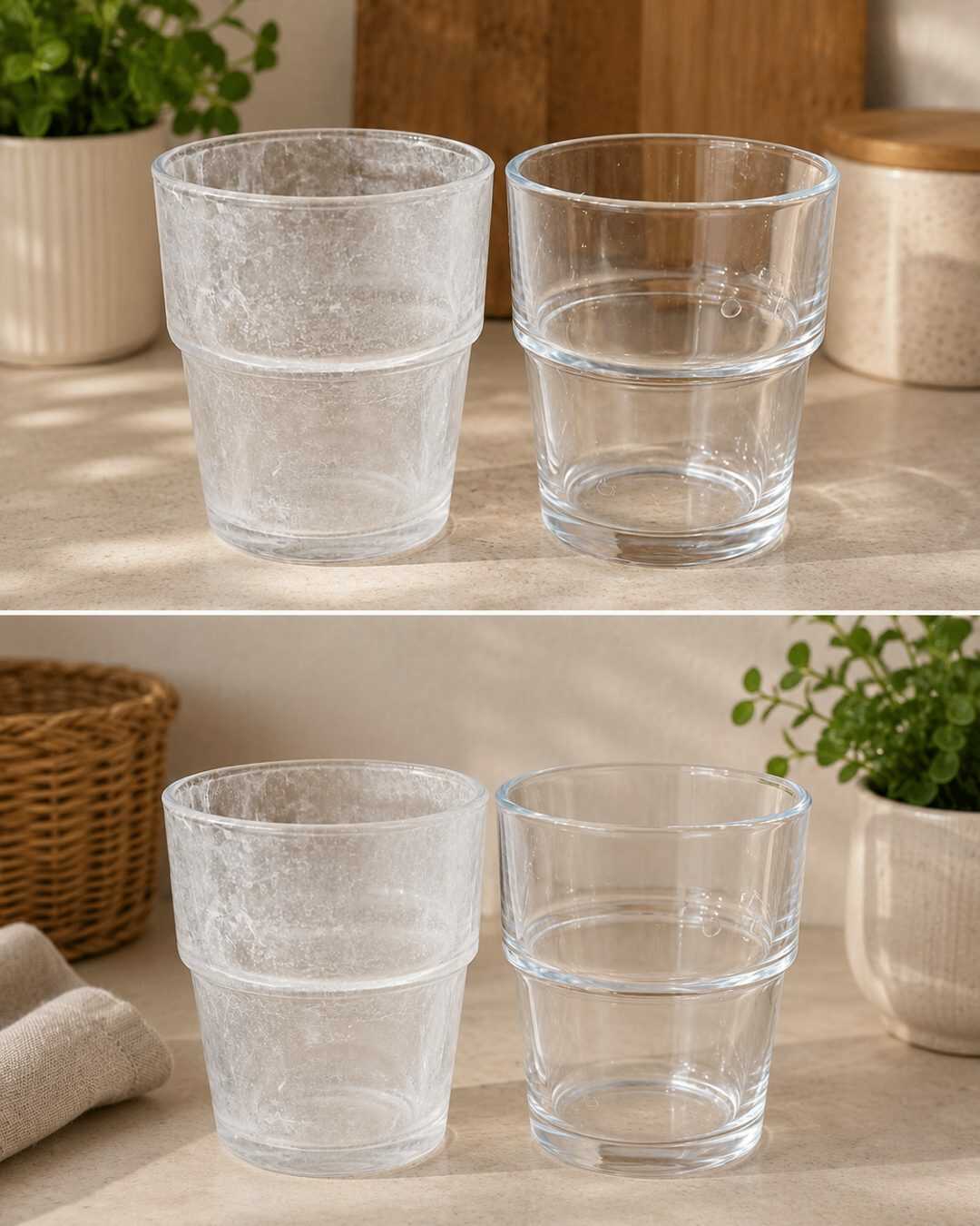 Comment éliminer le voile blanc sur les verres – facilement et en douceur