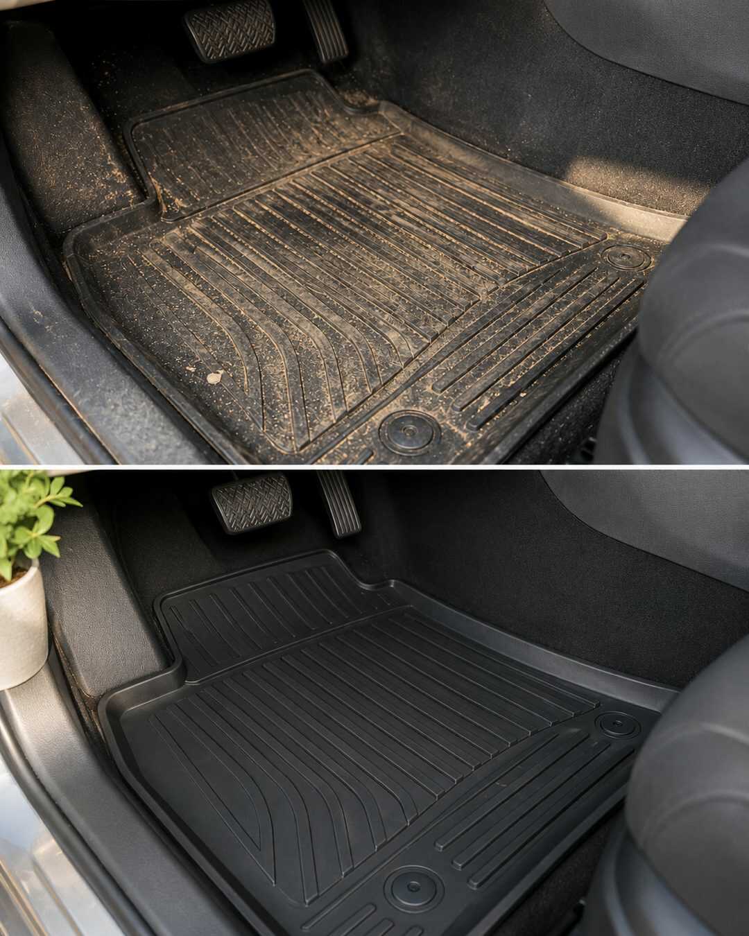 Traces de sel et boue sur les tapis de voiture ? Voici comment les nettoyer efficacement et leur redonner un aspect impeccable