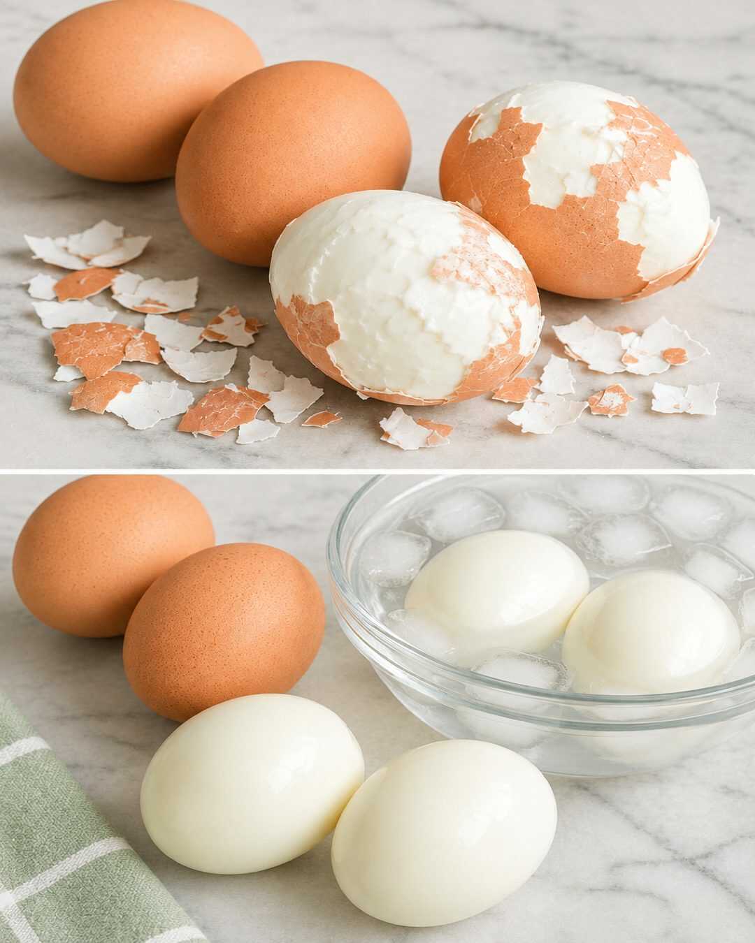 La coquille de vos œufs durs colle au blanc ? Cette vieille astuce peut vous aider à les écaler plus facilement