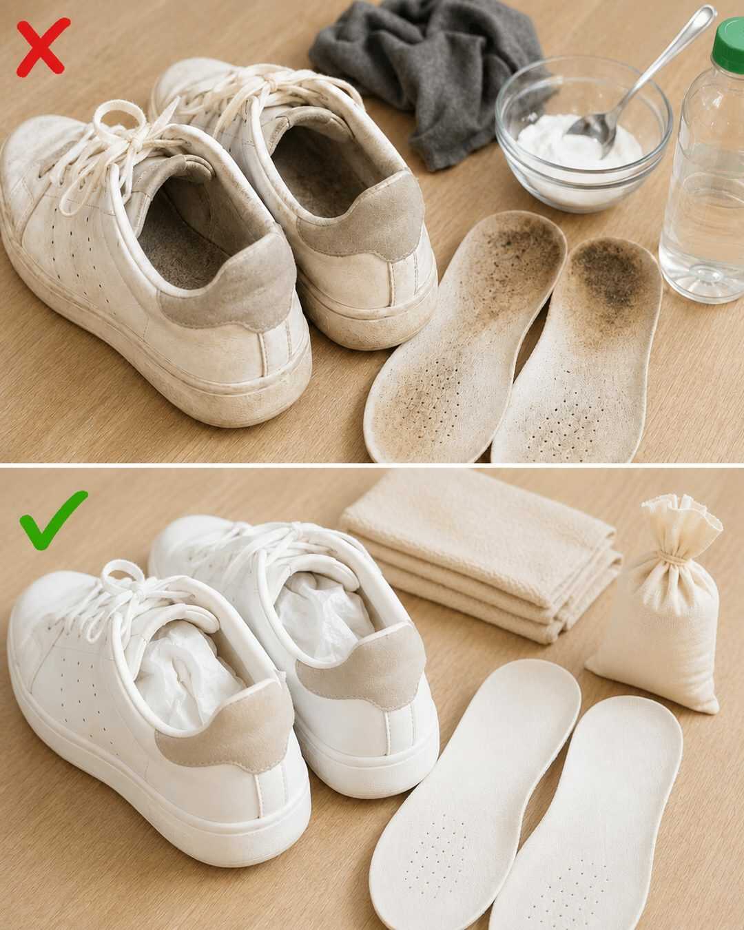 Vous rangez vos chaussures pour plusieurs mois ? Faites ce geste avant pour éviter que les mauvaises odeurs ne s’installent