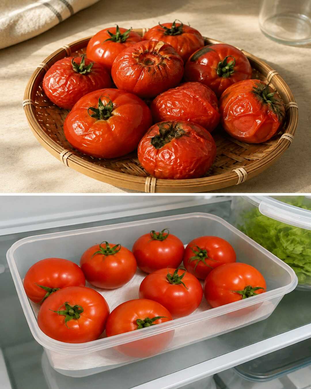 L’astuce de grand-mère toute simple pour garder les tomates mûres fraîches plus longtemps malgré la chaleur