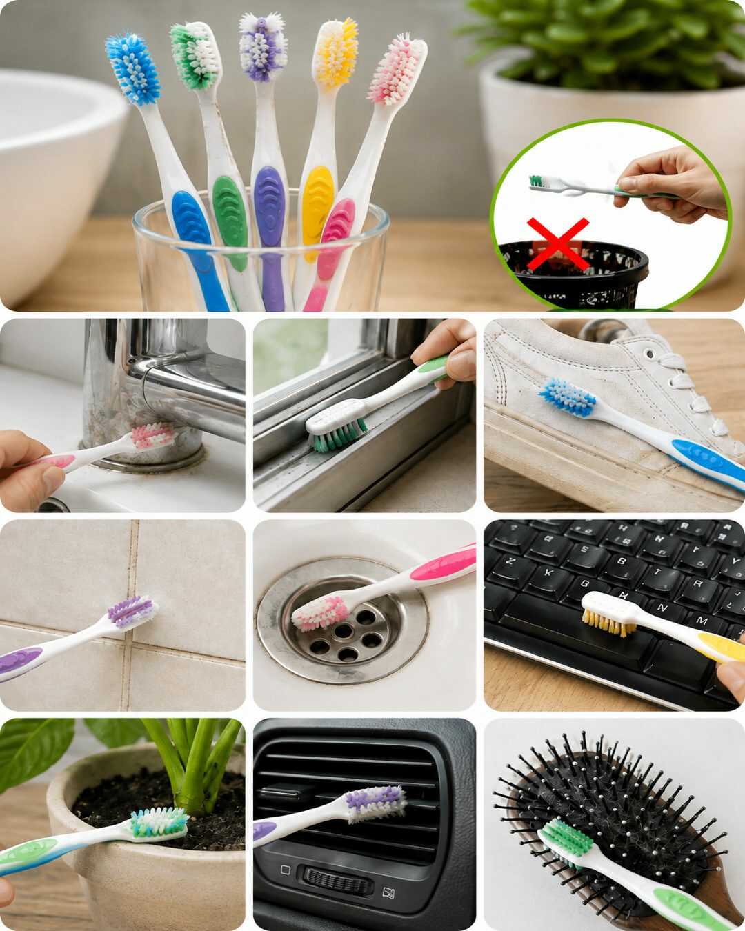 Ne jetez plus vos vieilles brosses à dents : ces astuces pour la maison vont vous surprendre