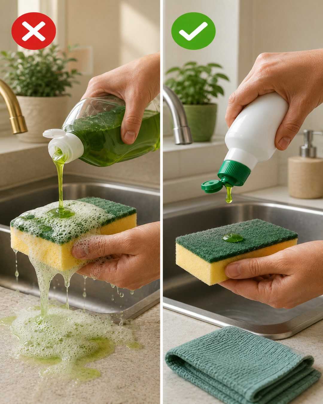 La plupart des gens utilisent trop de produit nettoyant : cette erreur peut salir davantage au lieu de mieux nettoyer