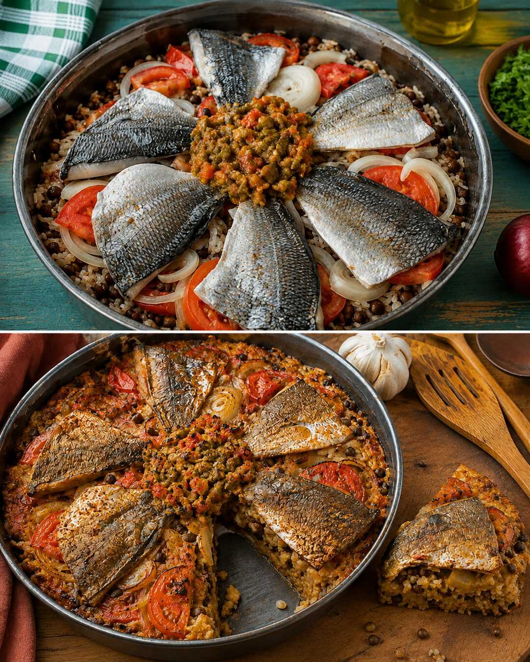 Ce poisson épicé au four accompagné de riz aux haricots régale toute la famille : juteux, savoureux et incroyablement facile à préparer
