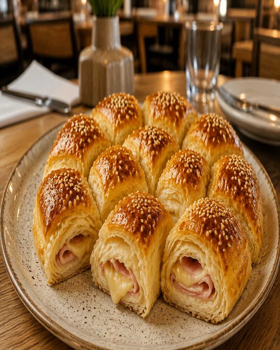Danubio feuilleté au jambon cuit et à la fontina : l’apéritif malin à partager entre amis