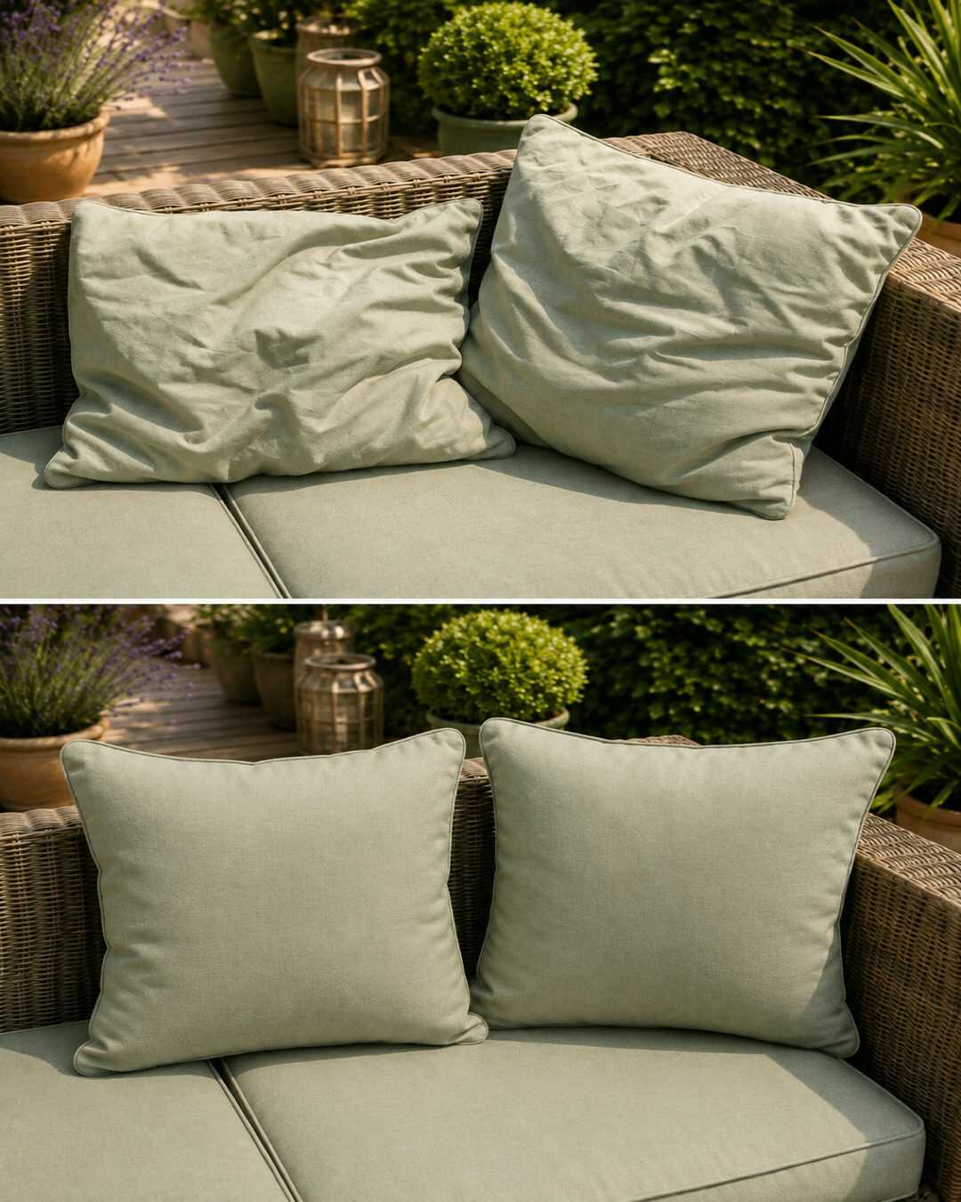 # L’astuce pour éviter que vos coussins d’extérieur ne se déforment après l’été