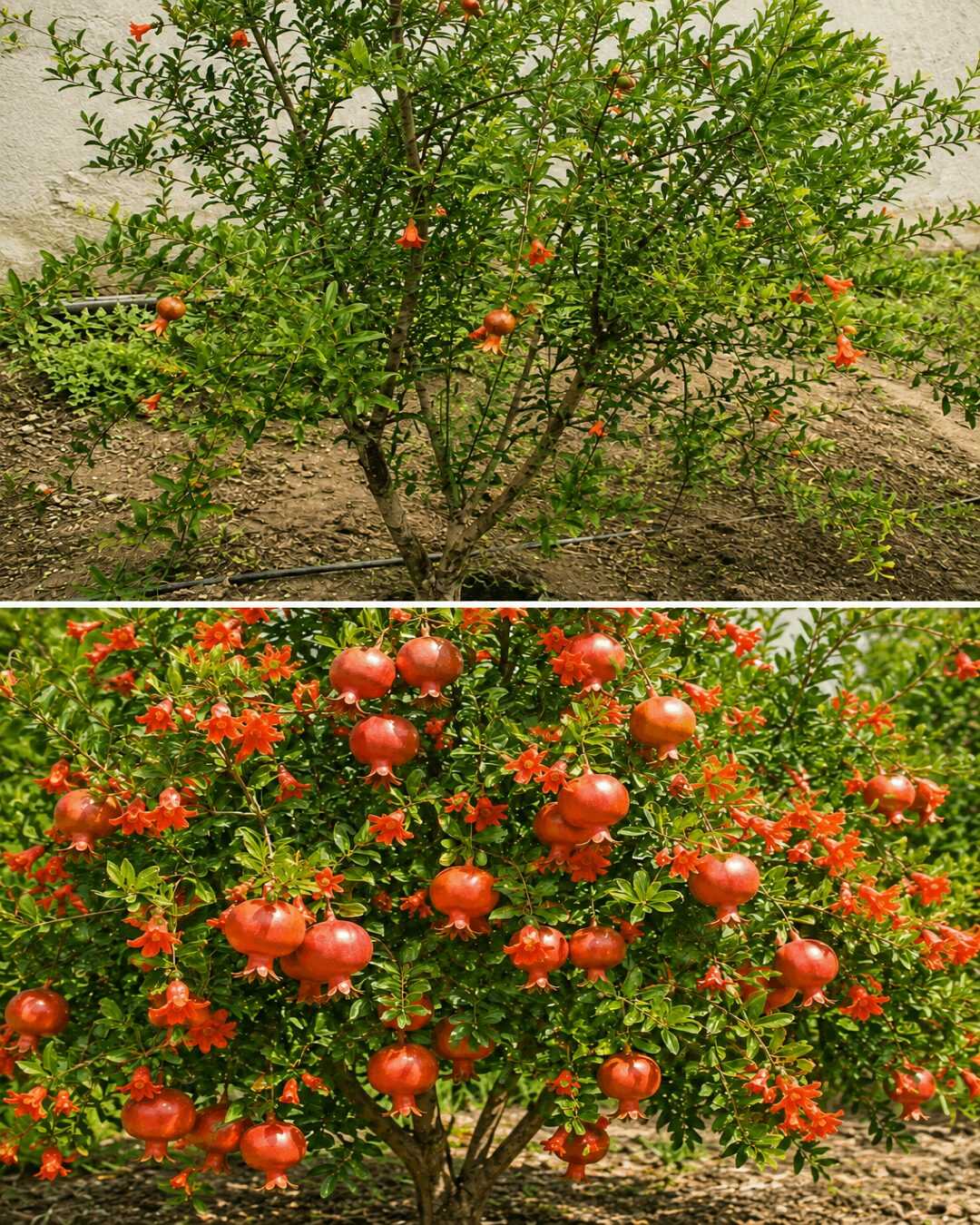 Le secret pour qu’un grenadier produise davantage de fleurs et conserve mieux ses fruits