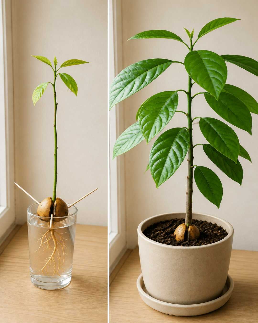 L’astuce pour qu’un avocatier développe un tronc plus robuste et beaucoup plus de feuilles