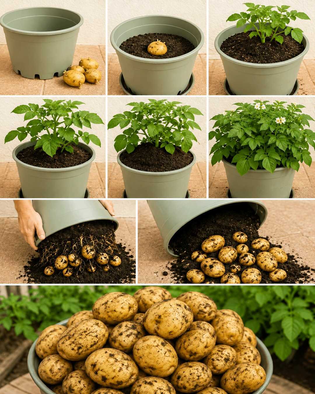 L’astuce pour cultiver des pommes de terre en pot et obtenir une récolte abondante même avec peu d’espace