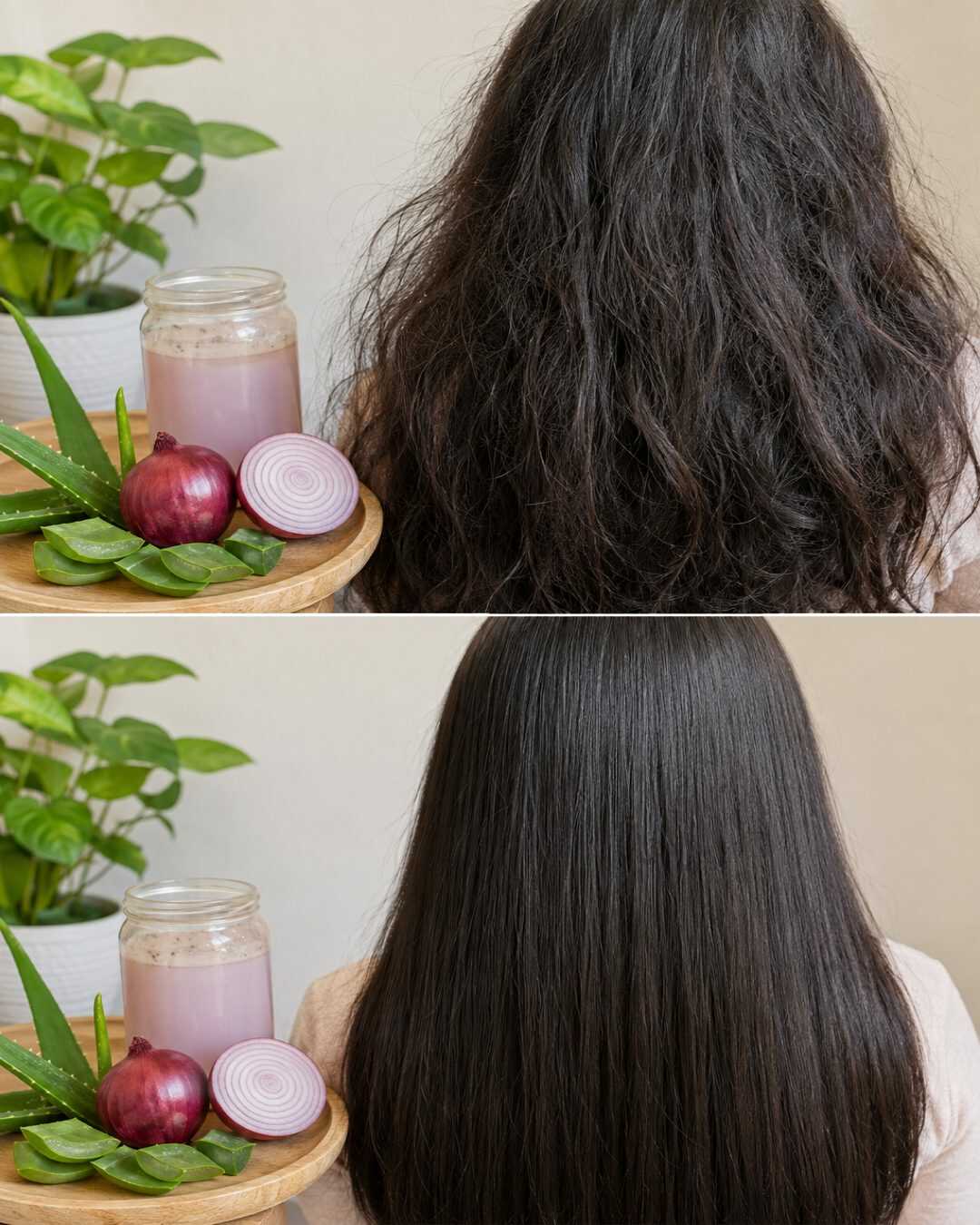 Oignon et aloe vera pour les cheveux : comment préparer ce soin maison