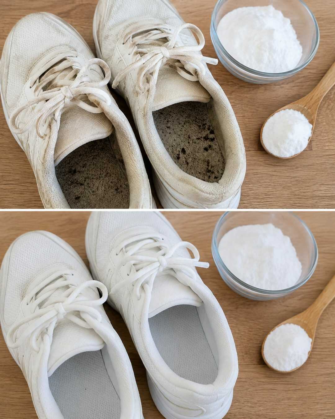 Comment éliminer les mauvaises odeurs dans les chaussures avec du bicarbonate de soude
