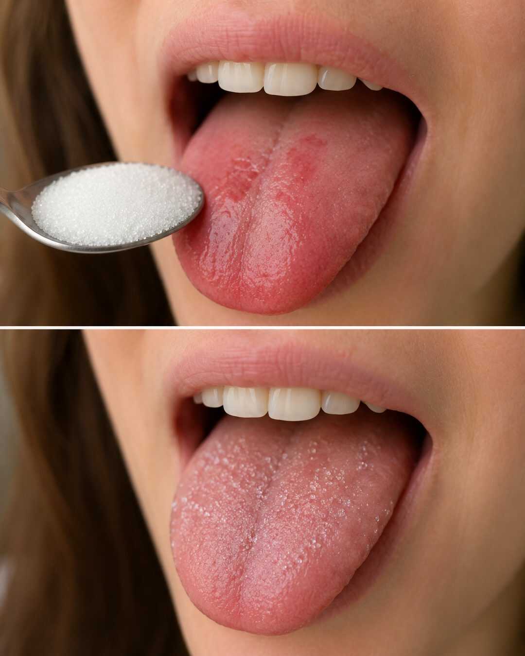 Langue brûlée : l’astuce du sucre pour apaiser temporairement la sensation de brûlure