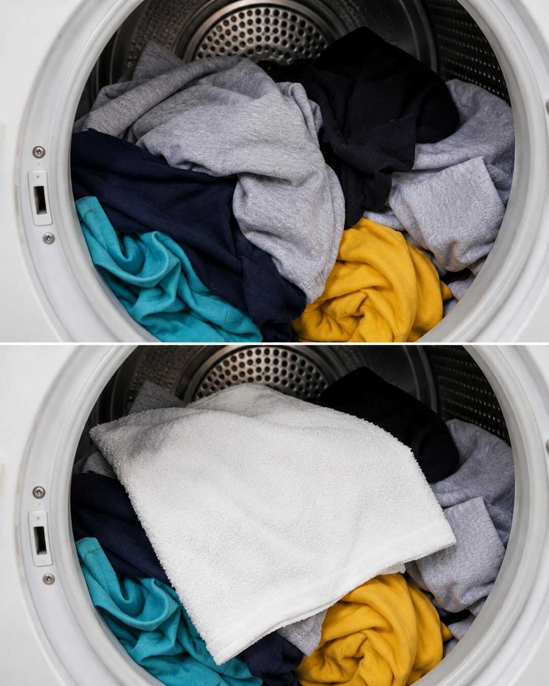 Une serviette sèche avec le linge humide : l’astuce pour accélérer le séchage