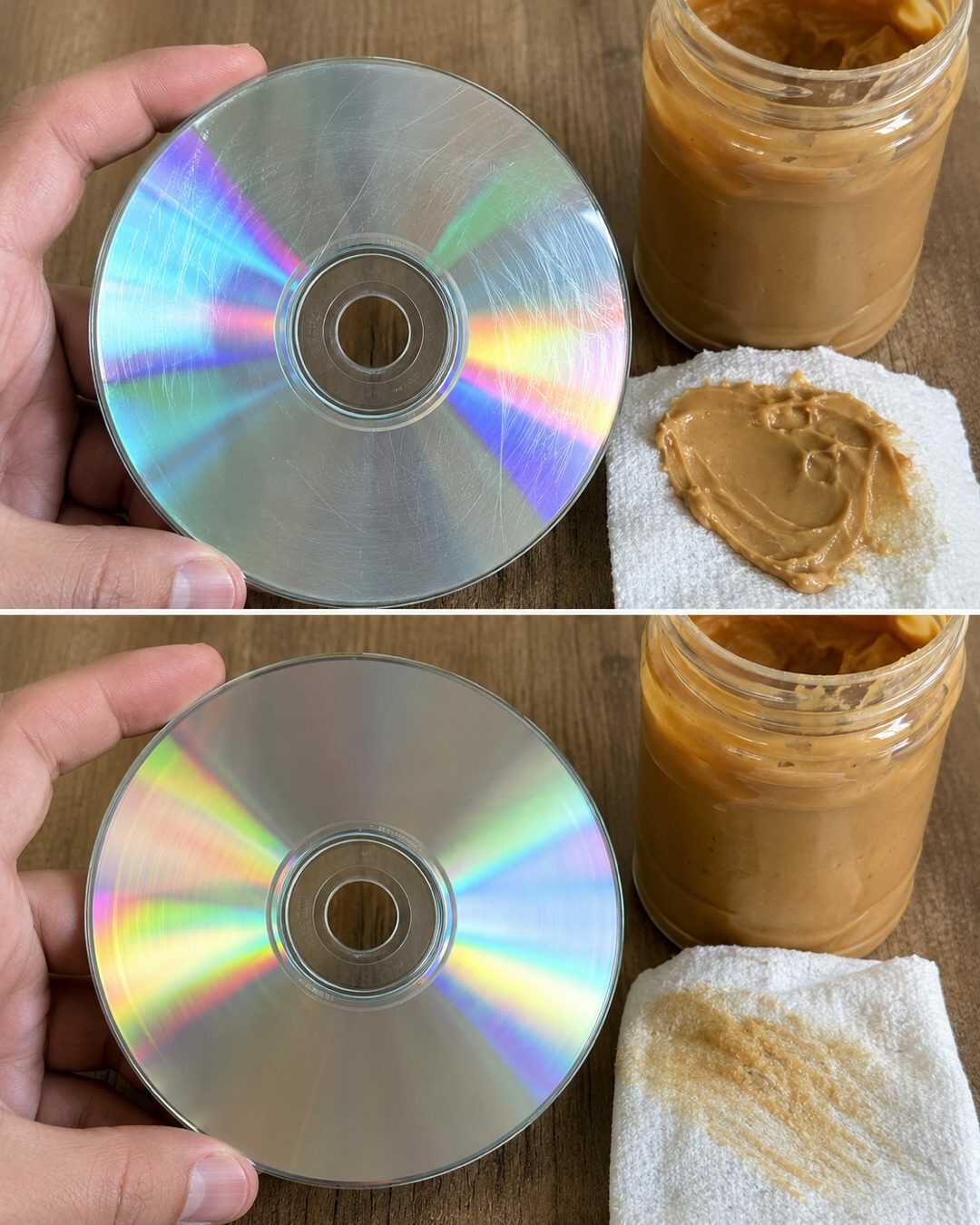 Beurre de cacahuète sur un CD rayé : l’astuce insolite pour tenter d’atténuer les petites rayures