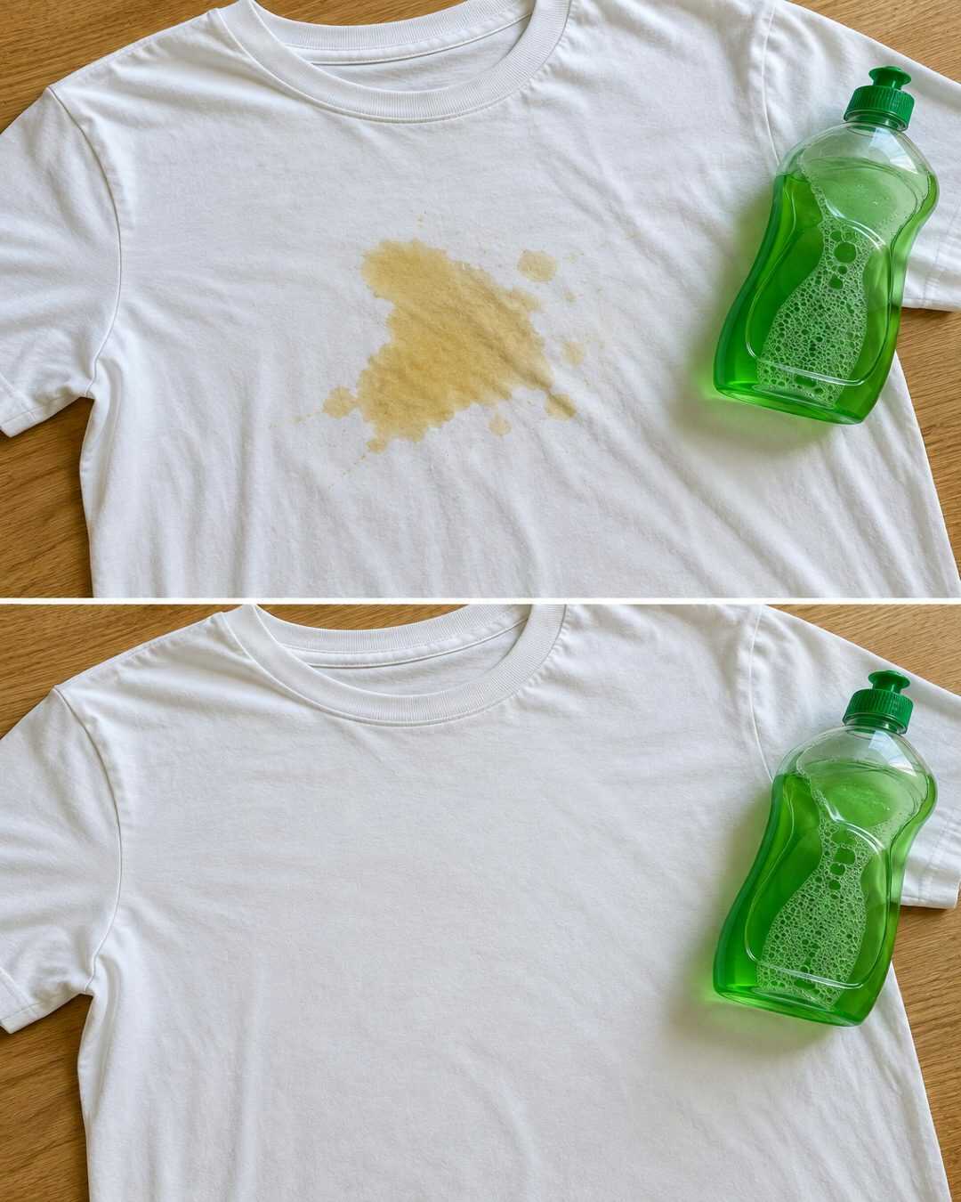 Tache d’huile : l’astuce du liquide vaisselle pour dissoudre les traces de gras