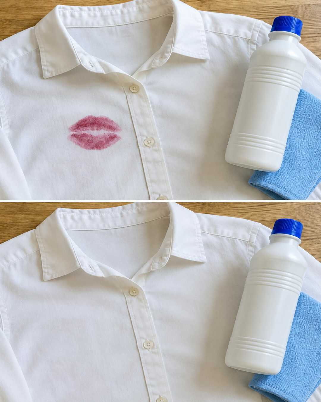 Tache de rouge à lèvres : l’astuce de l’alcool ménager pour détacher le tissu