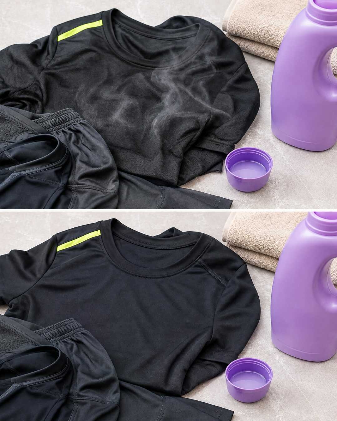 Vêtements de sport : l’astuce de l’assouplissant pour éliminer les odeurs tenaces